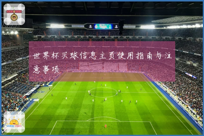 世界杯买球信息主页使用指南与注意事项